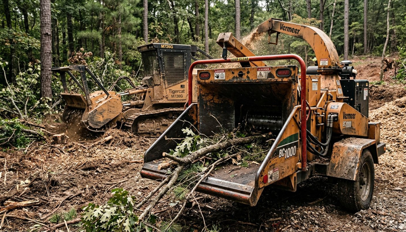 Choosing Between A Mulcher And Chipper For Effective Land Management?